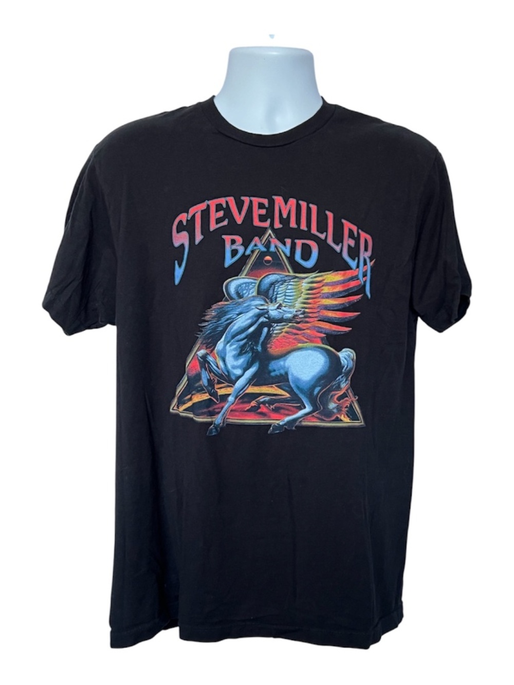 Steve Miller Band T-Shirt Size L 100% Cotton Tour 2016 Graphic